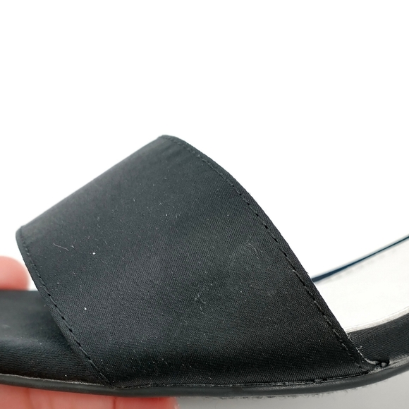 Rampage Glyterzz Heels Open Toe Ankle Strap Black - Picture 7 of 7